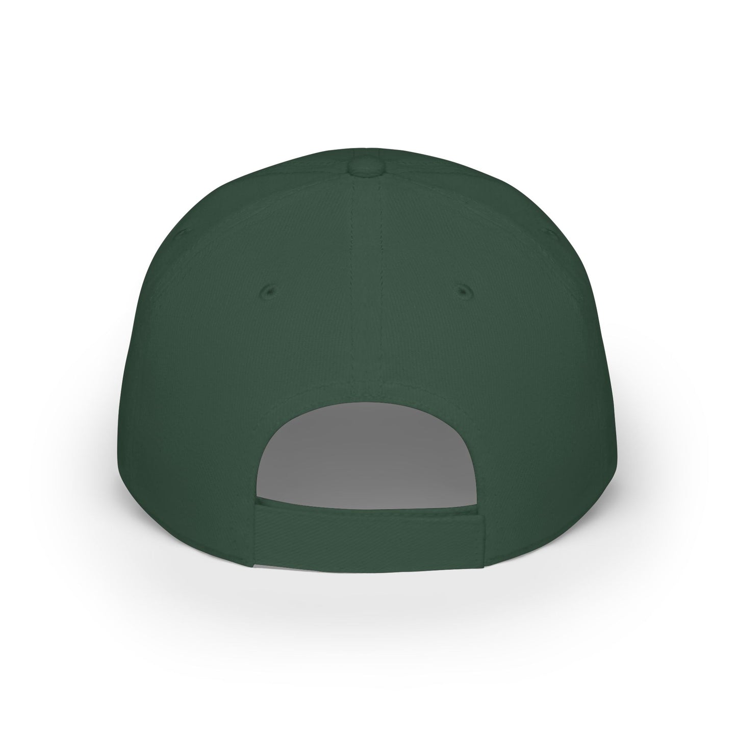 TractorByNet Low-Profile Baseball Cap — Red Farm & Tractor Logo Hat