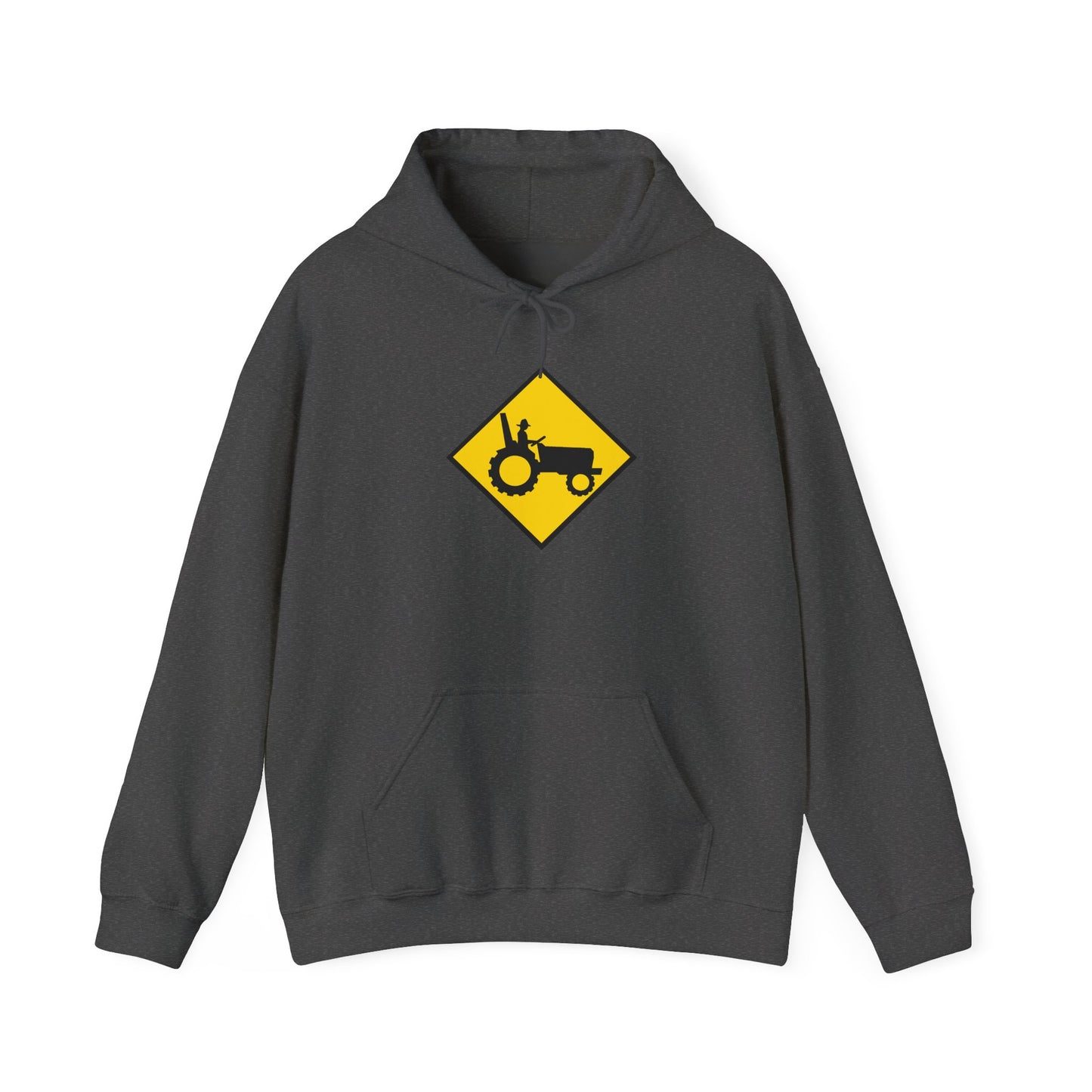 Tractor Road Sign Hoodie — Farm Life Graphic Pullover