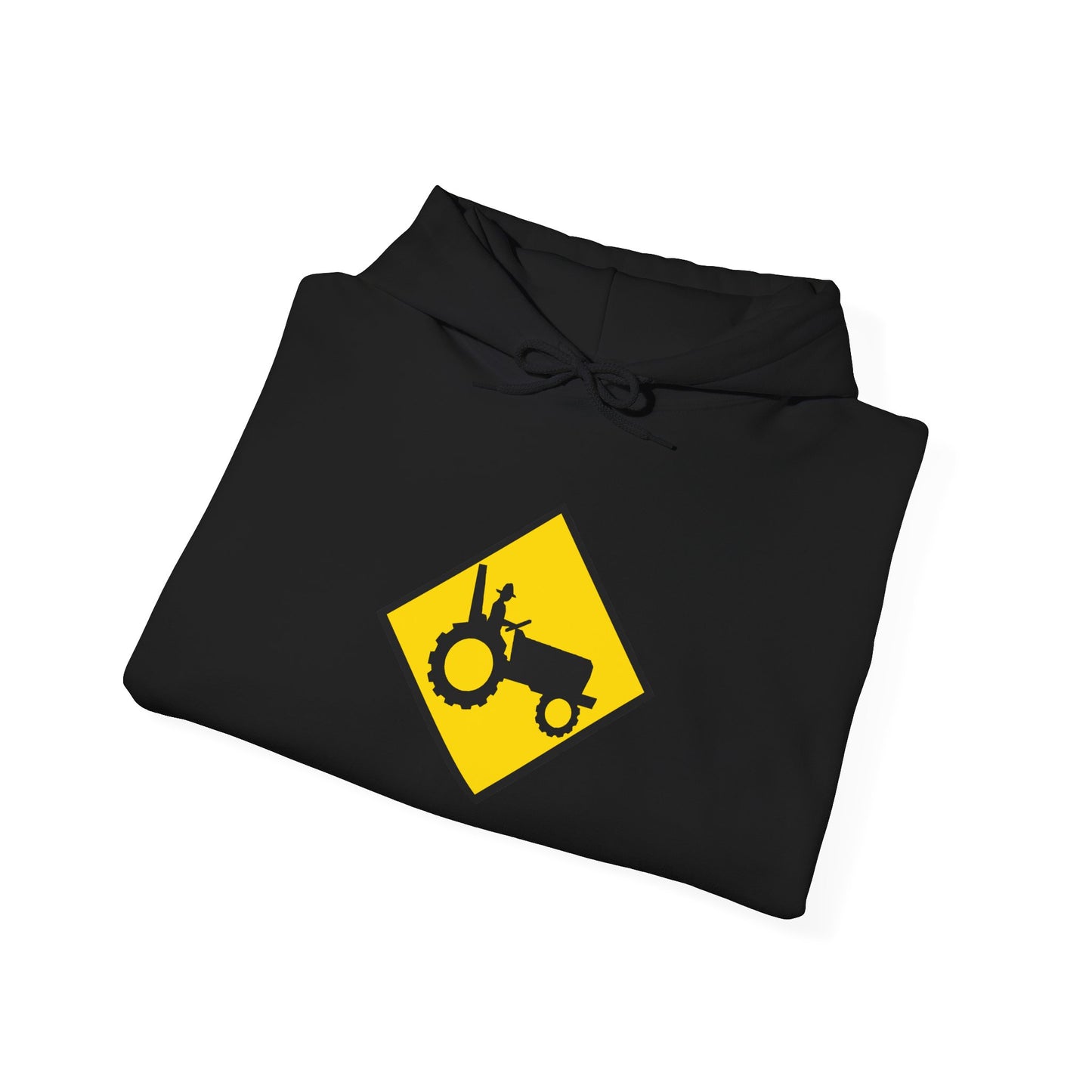 Tractor Road Sign Hoodie — Farm Life Graphic Pullover