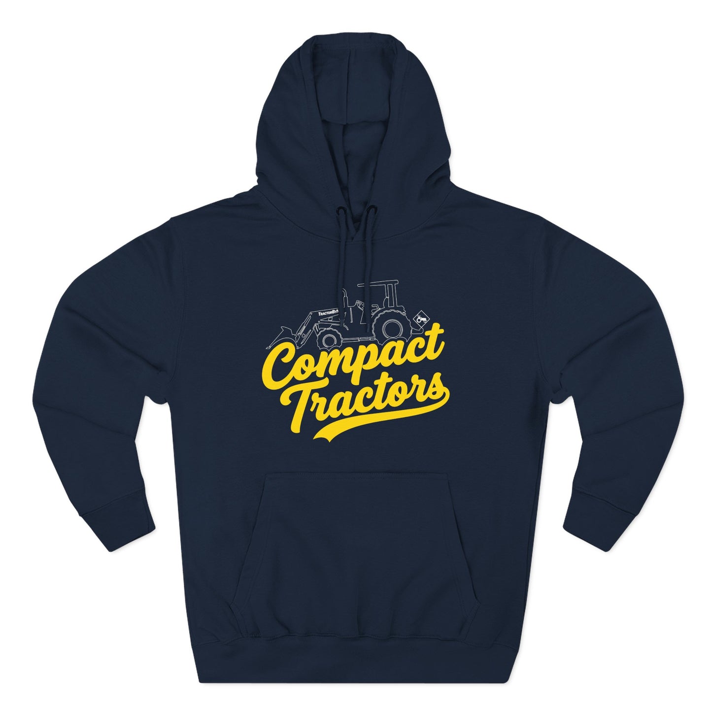 Compact Tractors Hoodie — Vintage Tractor Graphic Pullover