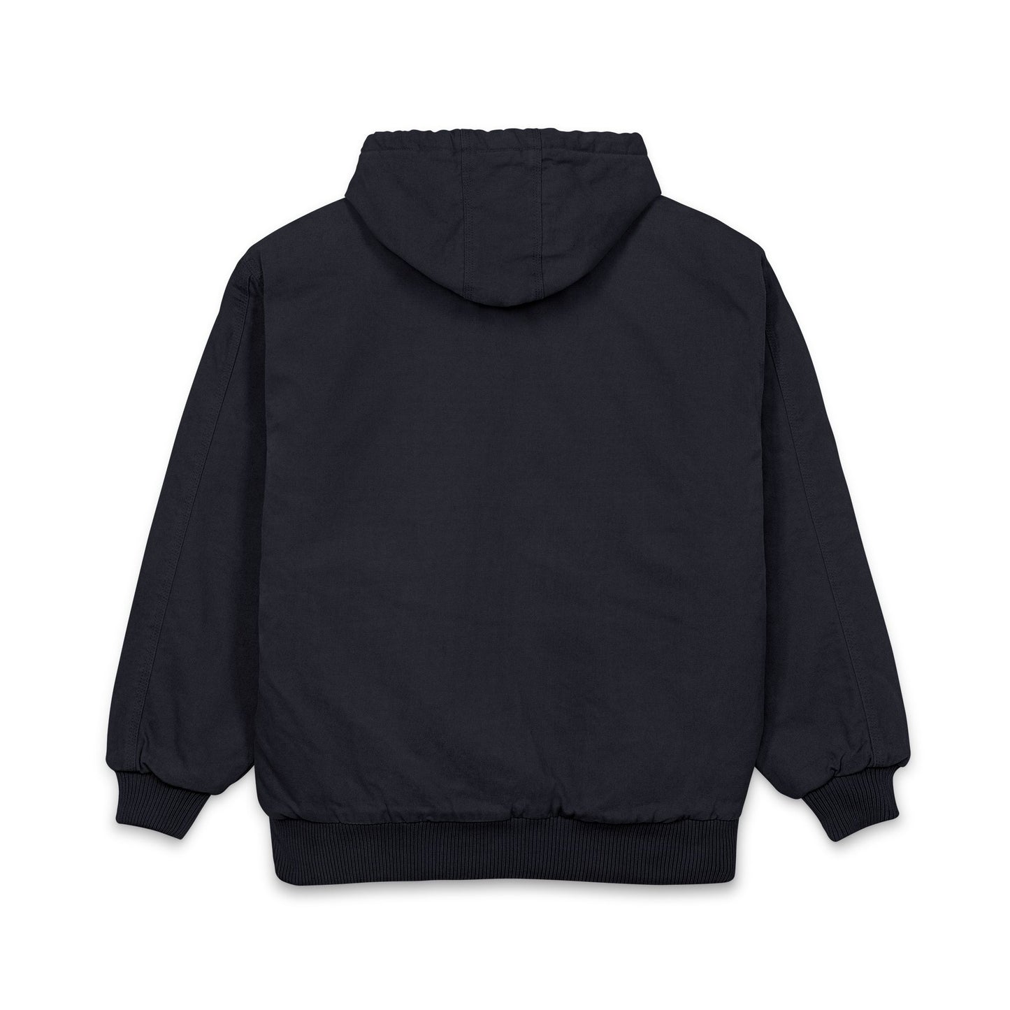 Embroidered Work Hoodie Jacket — Duck Cloth Men's Hooded Work Coat