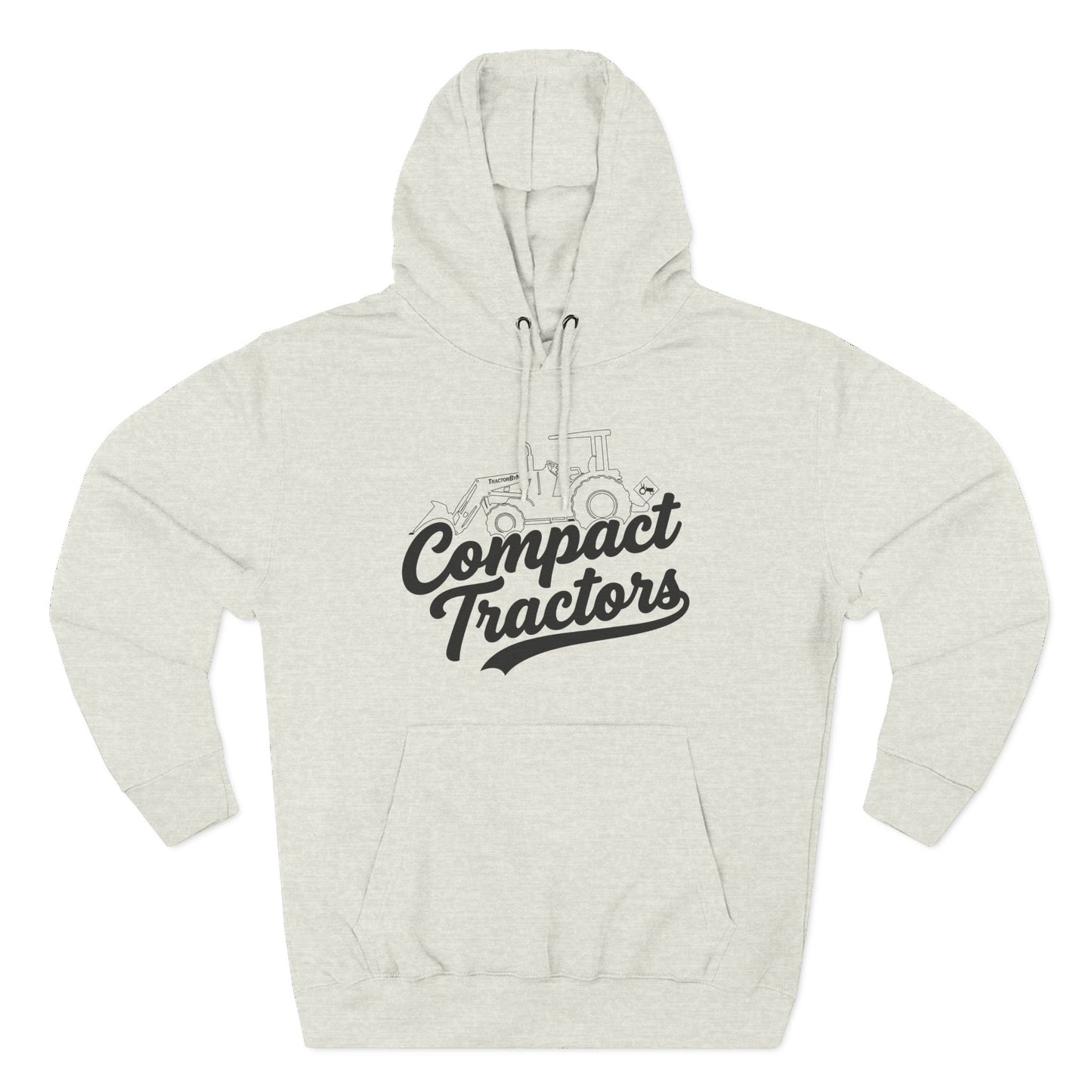 Compact Tractors Hoodie — Vintage Tractor Graphic Pullover