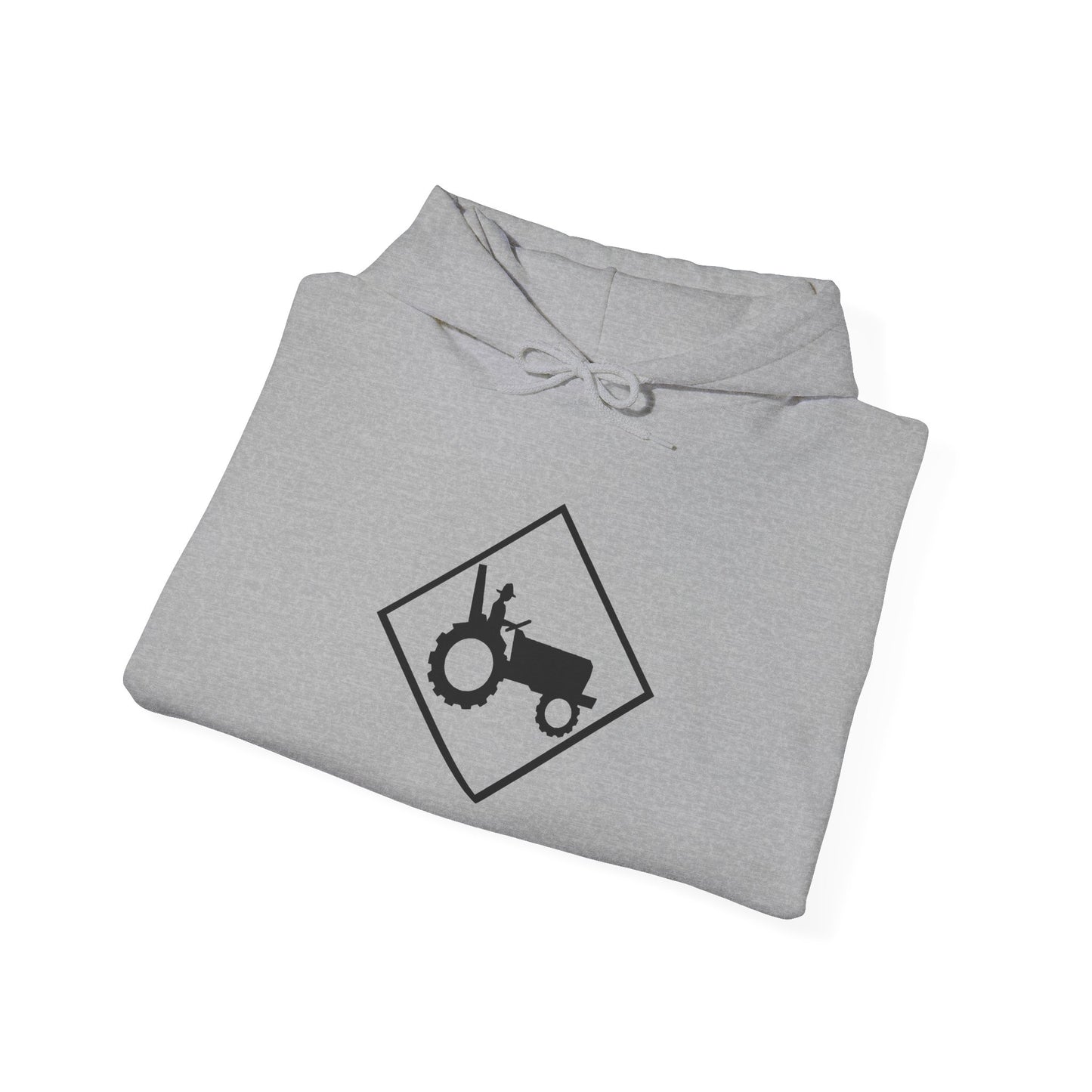 Tractor Road Sign Hoodie — Farm Life Graphic Pullover