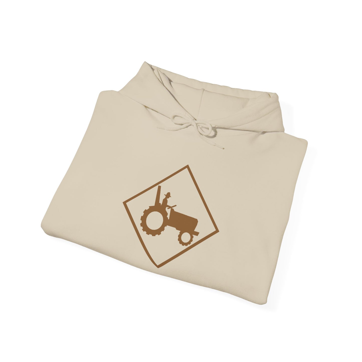 Tractor Road Sign Hoodie — Farm Life Graphic Pullover