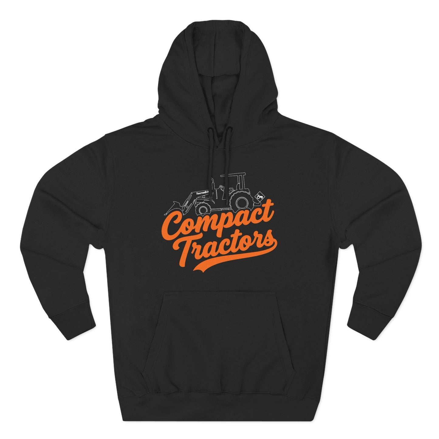 Compact Tractors Hoodie — Vintage Tractor Graphic Pullover