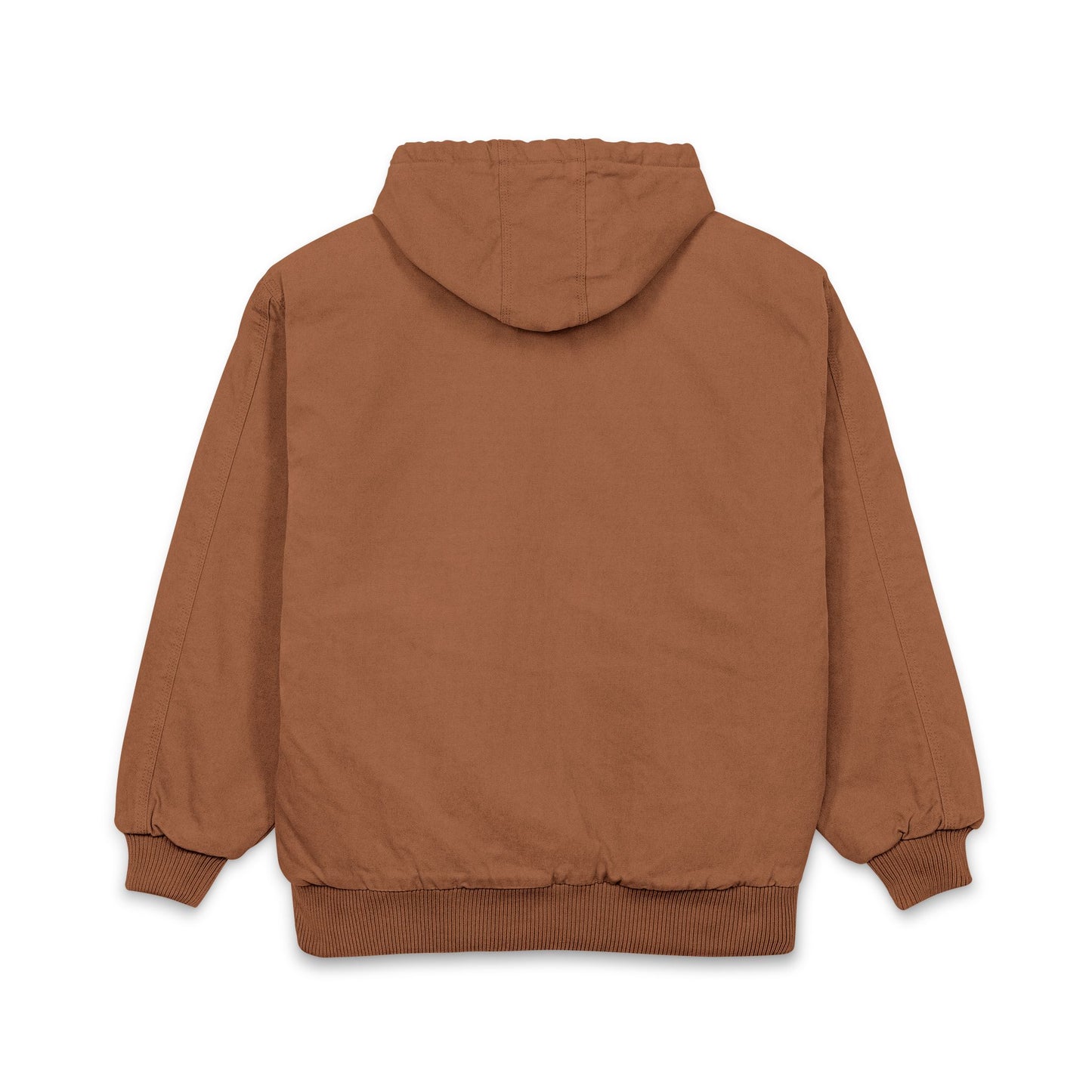 Embroidered Work Hoodie Jacket — Duck Cloth Men's Hooded Work Coat