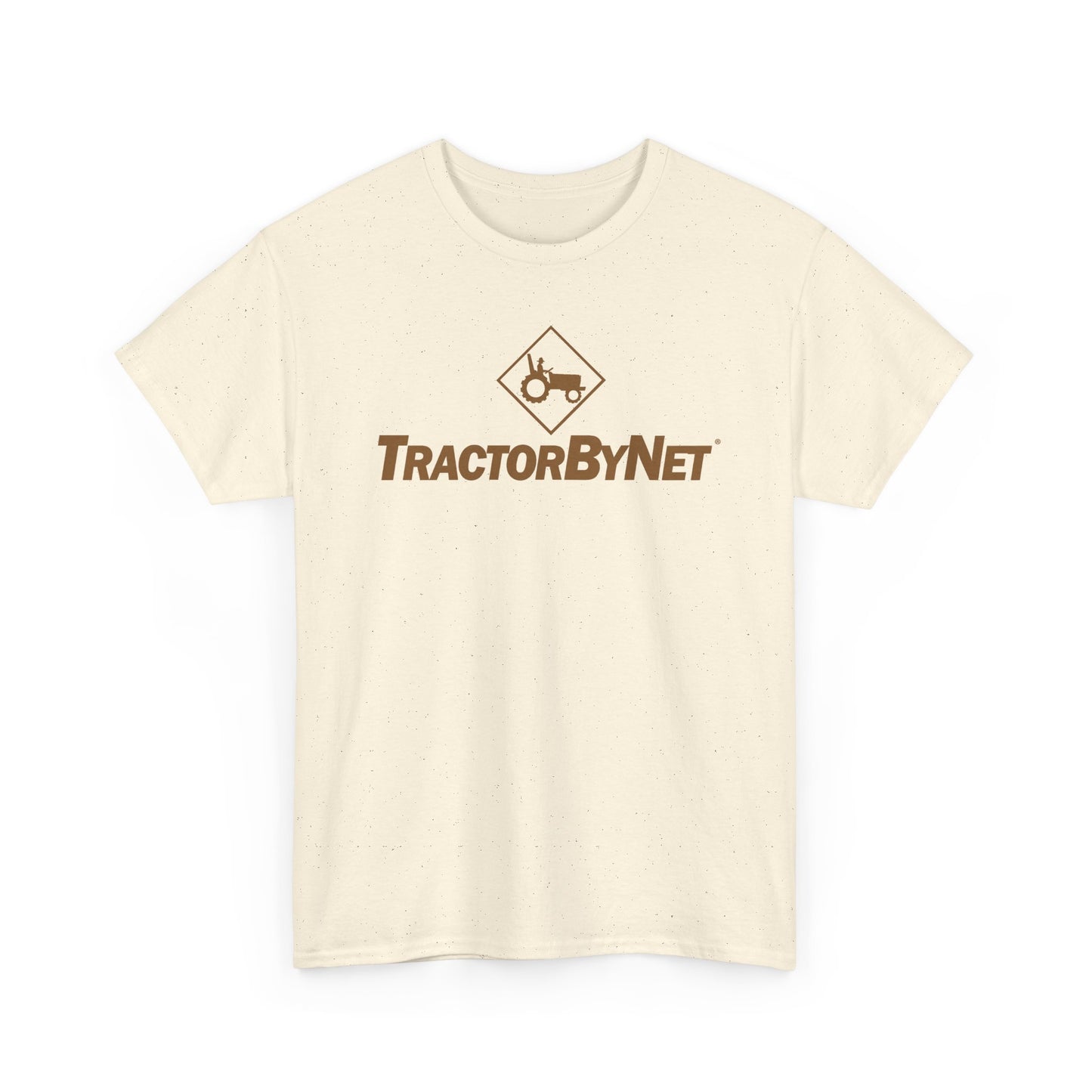 TractorByNet Logo Tee — Farm Tractor Road Sign Graphic T-Shirt