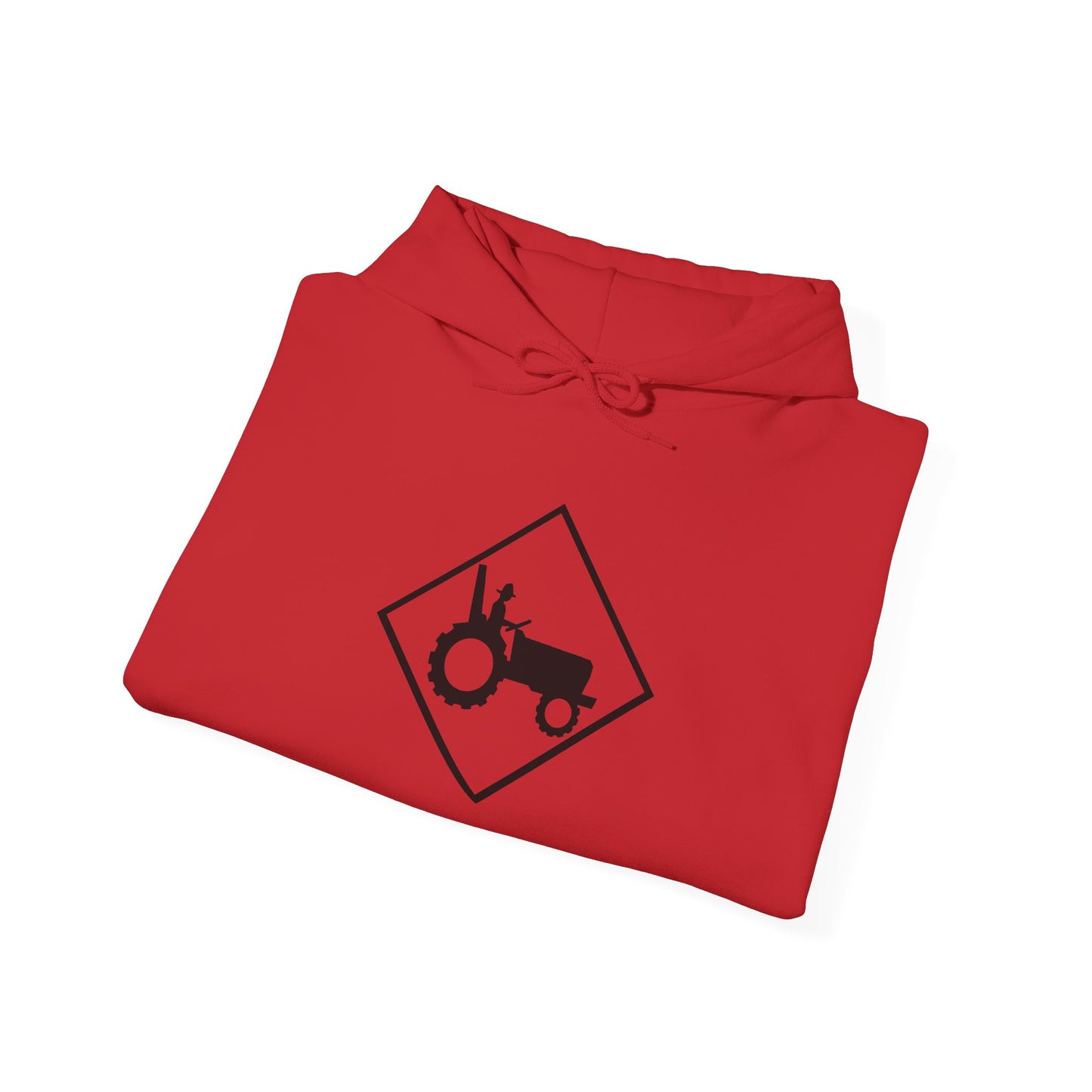 Tractor Road Sign Hoodie — Farm Life Graphic Pullover