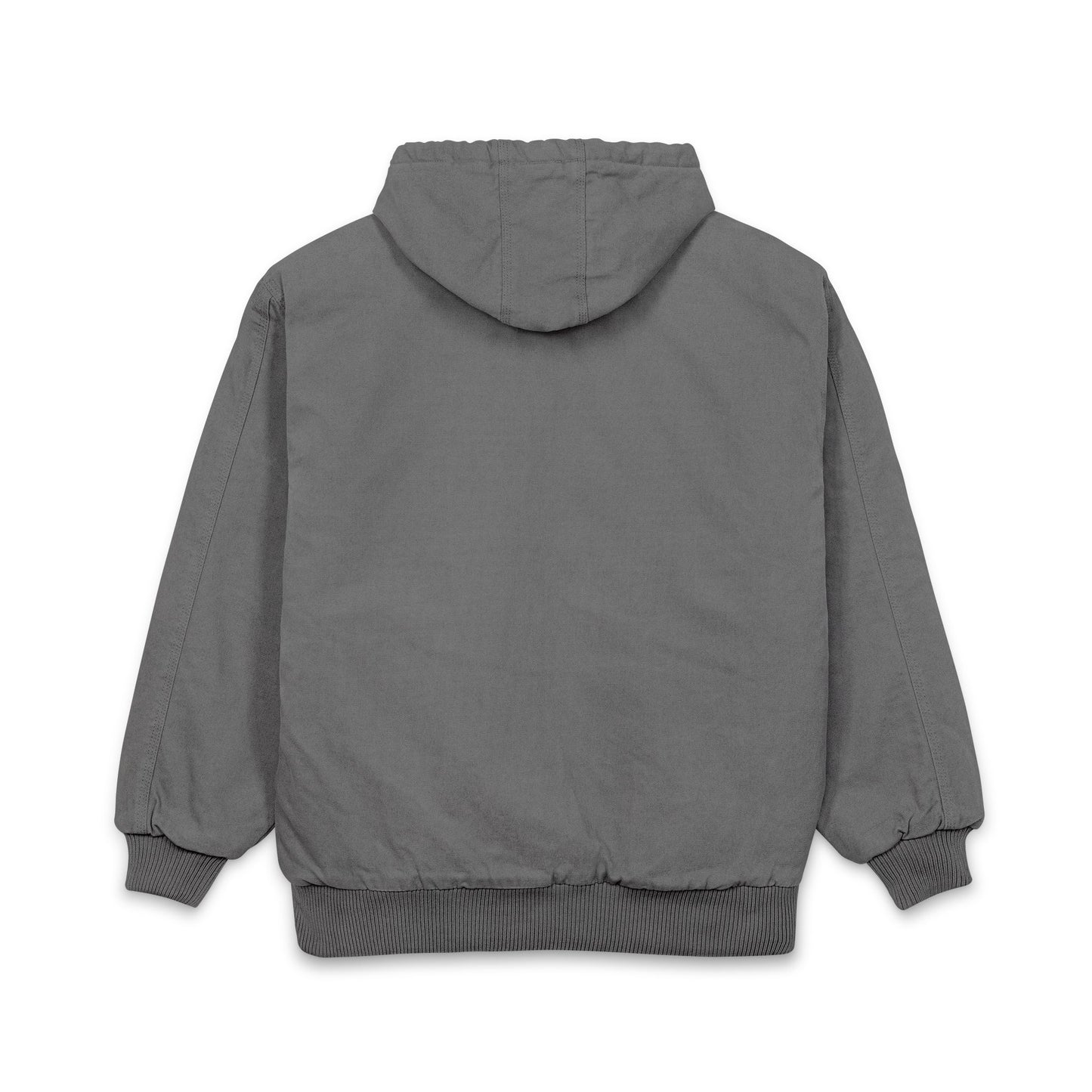 Embroidered Work Hoodie Jacket — Duck Cloth Men's Hooded Work Coat